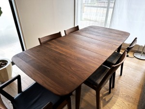 家具　富山　ダイニングテーブル　伸長式