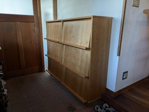 富山　家具　特注家具　下駄箱　シューズクローク