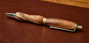 solid wood ball pen